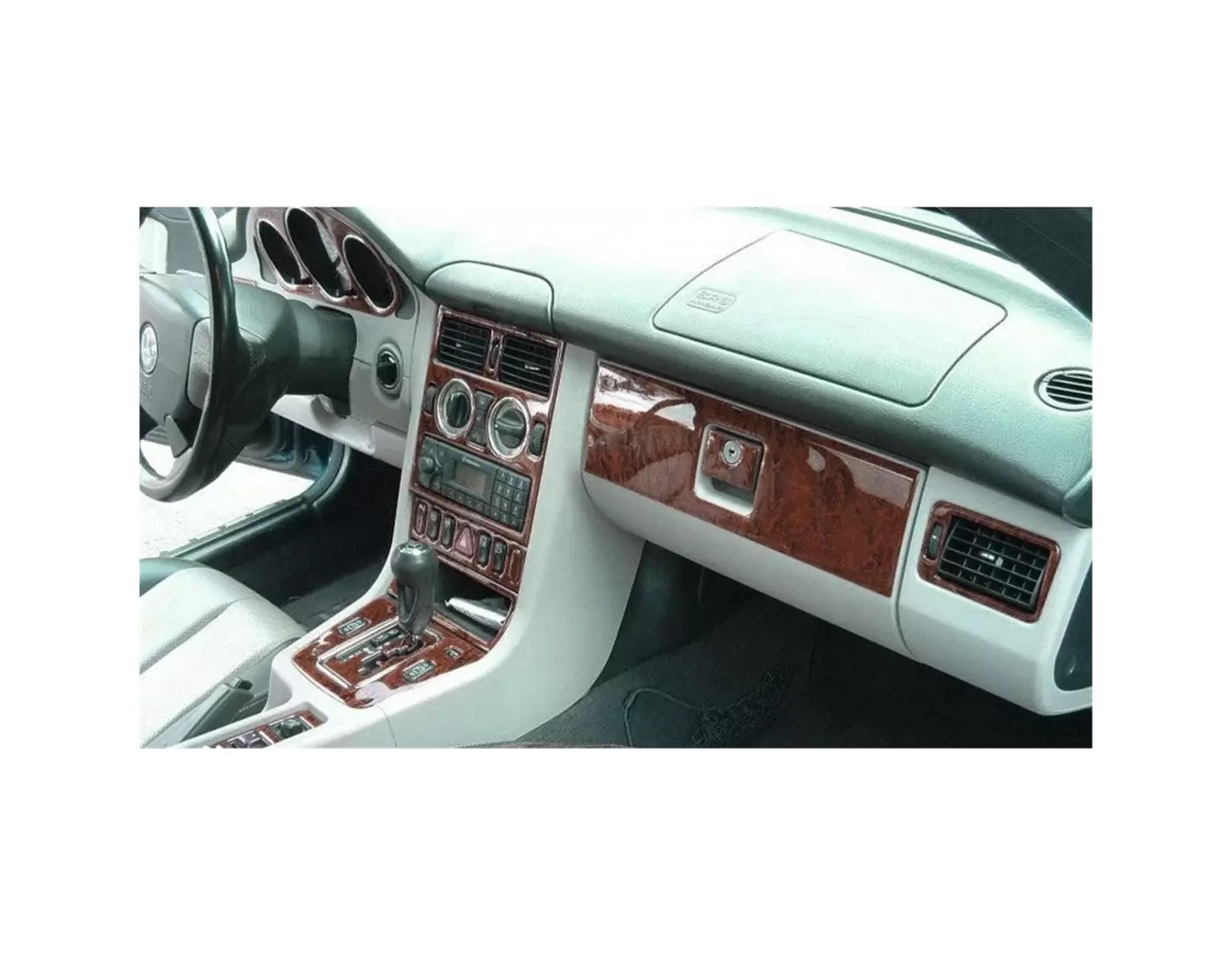 Mercedes SLK (R170) 1997-2004 3M 3D Interior Dashboard Trim Kit Dash Trim Dekor 23-Parts