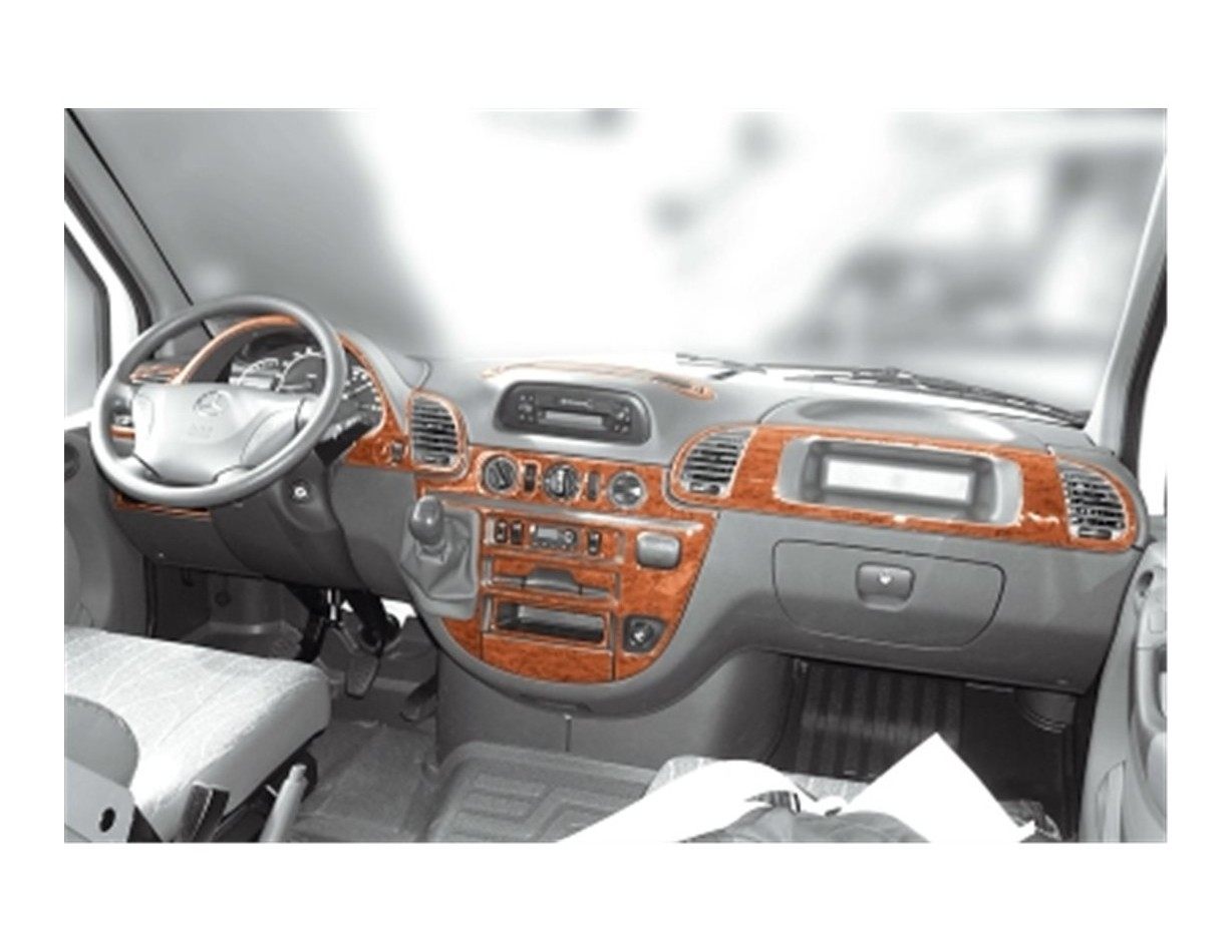 Mercedes Sprinter W903 02.00 - 04.06 3D Inleg dashboard Interieurset aansluitend en pasgemaakt op he 24 -Teile