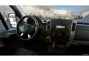 Mercedes Sprinter W906 2015 Mittelkonsole Armaturendekor Cockpit Dekor 51-Teilige - 4- Cockpit Dekor Innenraum