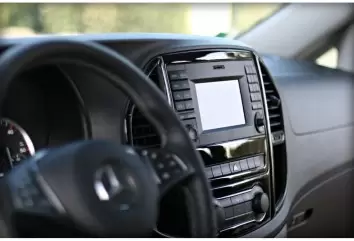 Mercedes Vito W447 01.2015 3M 3D Interior Dashboard Trim Kit Dash Trim Dekor 21-Parts