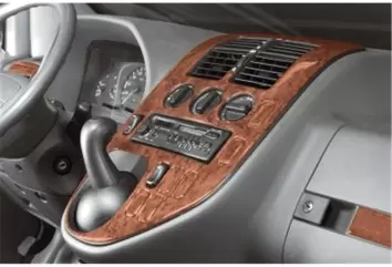 Mercedes Vito W638 02.96 - 02.99 3D Inleg dashboard Interieurset aansluitend en pasgemaakt op he 23 -Teile