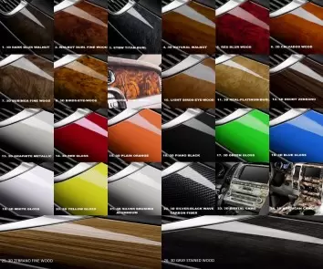 Mercedes-Benz GLK X204 2009–2016 3D Interior Dashboard Trim Kit Dash Trim Dekor 56-Parts
