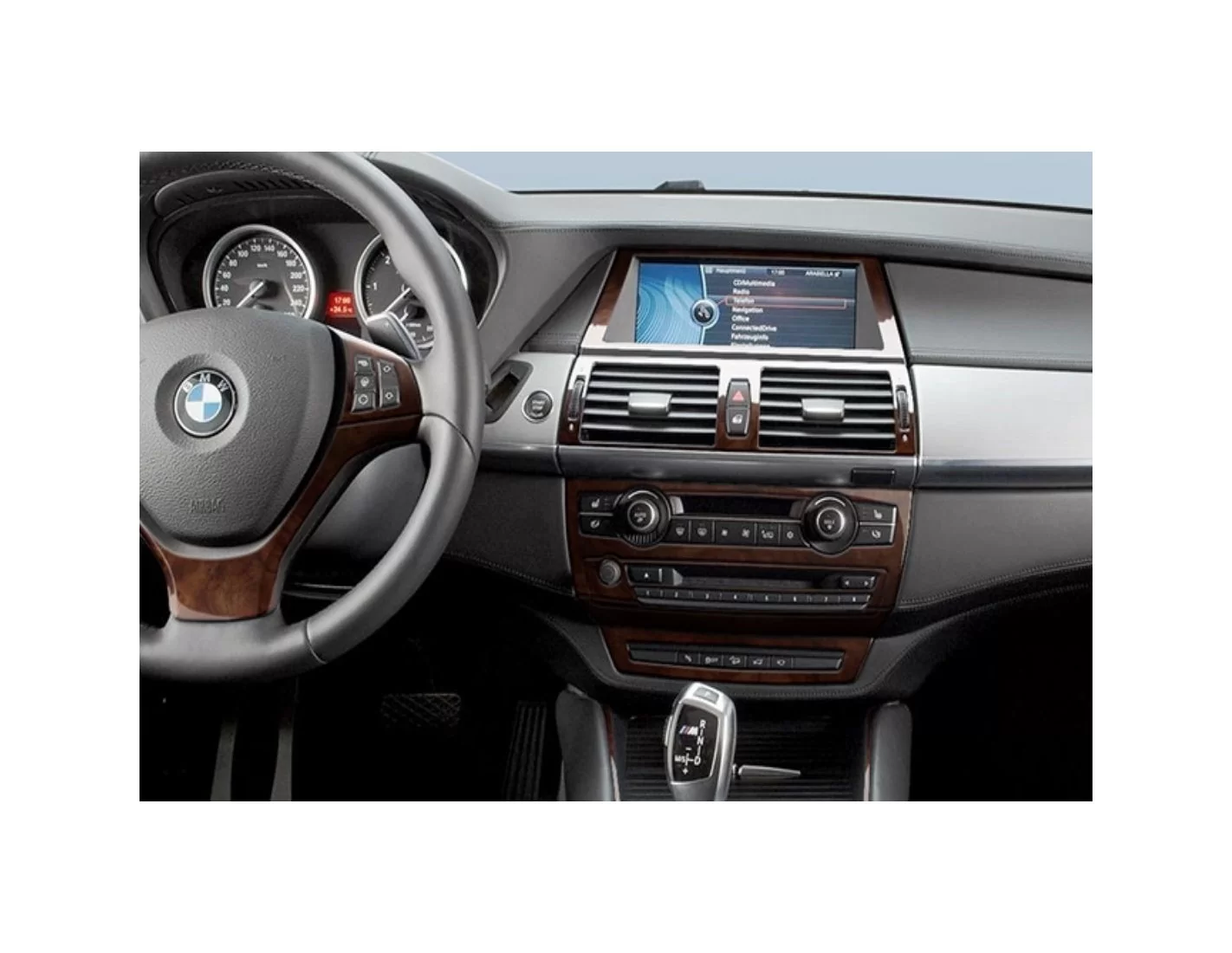 BMW X6 E71 2008-2014 3D Inleg dashboard Interieurset aansluitend en pasgemaakt op he 41-Teile