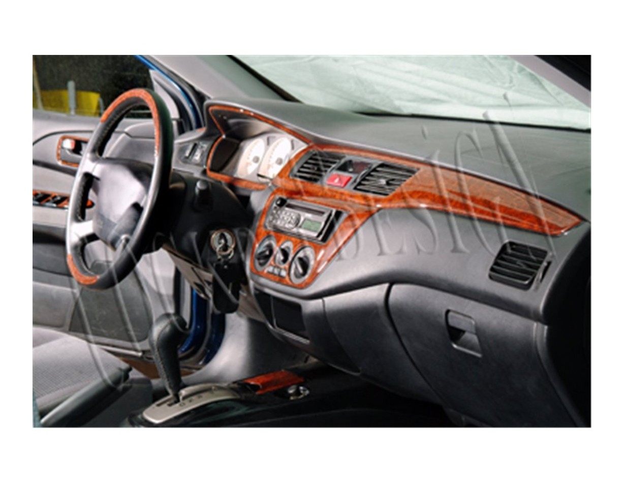 Mitsubishi Colt-Lancer 2002 Mittelkonsole Armaturendekor Cockpit Dekor 23-Teilige - 1- Cockpit Dekor Innenraum