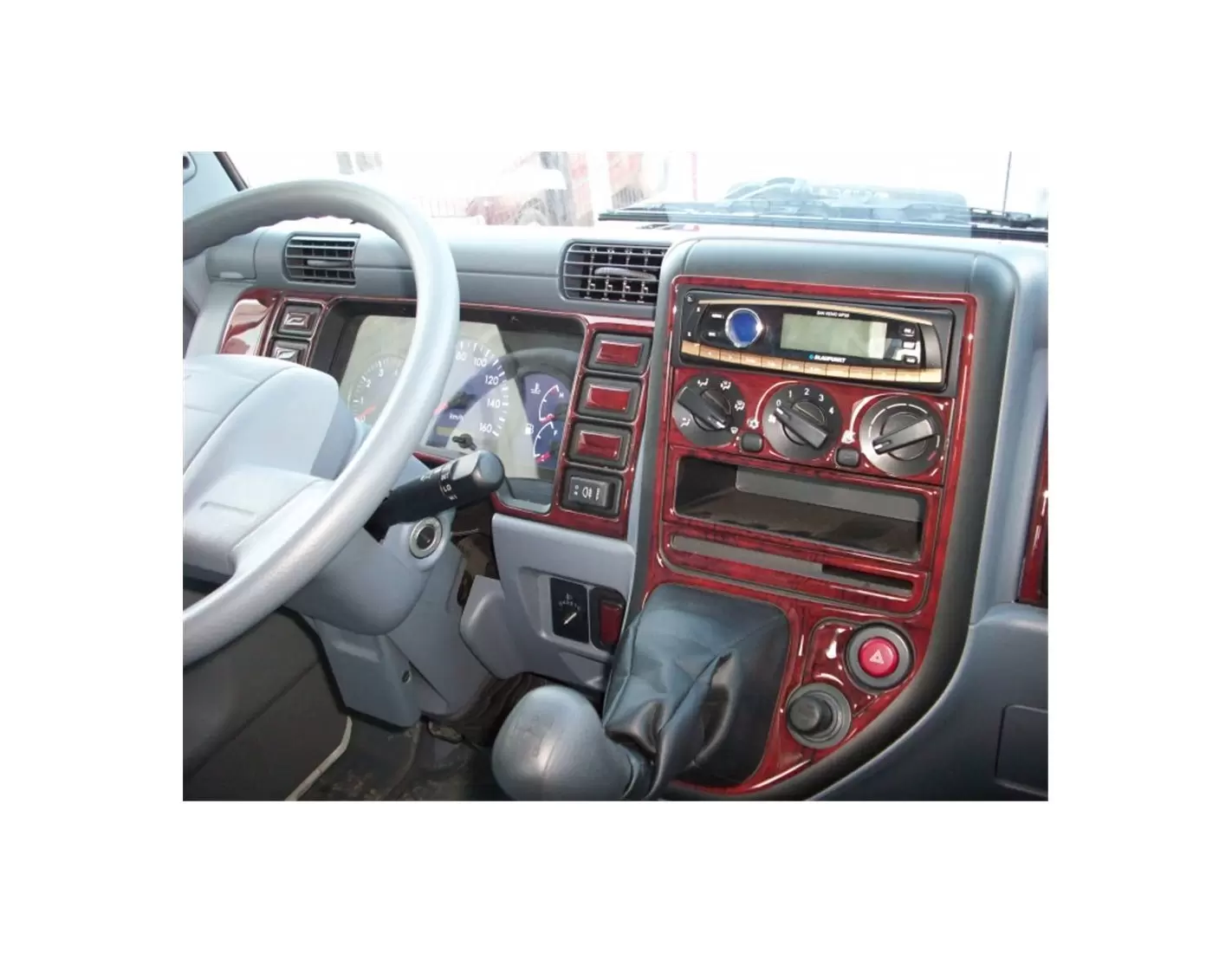 Mitsubishi Fuso Canter 01.2005 Kit Rivestimento Cruscotto all'interno del veicolo Cruscotti personalizzati 36-Decori