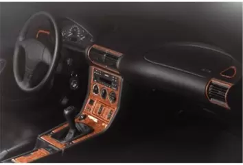 BMW Z3 E36-7 03.96-03.99 3M 3D Interior Dashboard Trim Kit Dash Trim Dekor 42-Parts