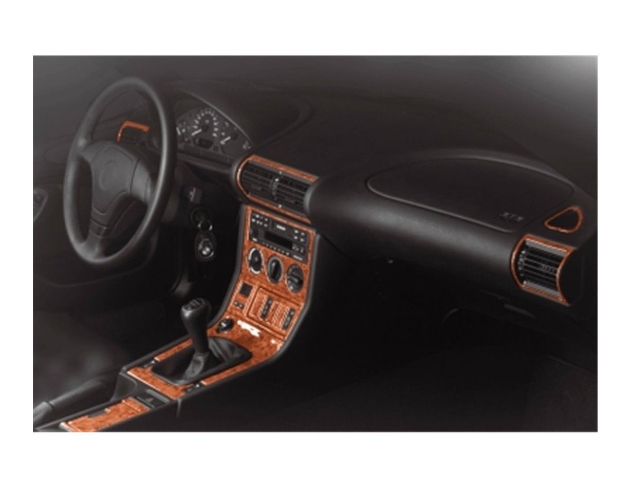 BMW Z3 E36 - 7 03.96 - 03.99 3D Inleg dashboard Interieurset aansluitend en pasgemaakt op he 42 -Teile