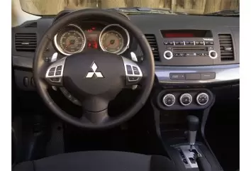 Mitsubishi Lancer CY2A–CZ4A 01.2010 3M 3D Interior Dashboard Trim Kit Dash Trim Dekor 9-Parts