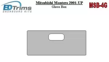 Mitsubishi Pajero/Montero 2000-2006 glowe-box Interior BD Dash Trim Kit