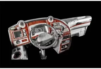 Mitsubishi Temsa Prestige 09.2010 3M 3D Interior Dashboard Trim Kit Dash Trim Dekor 7-Parts