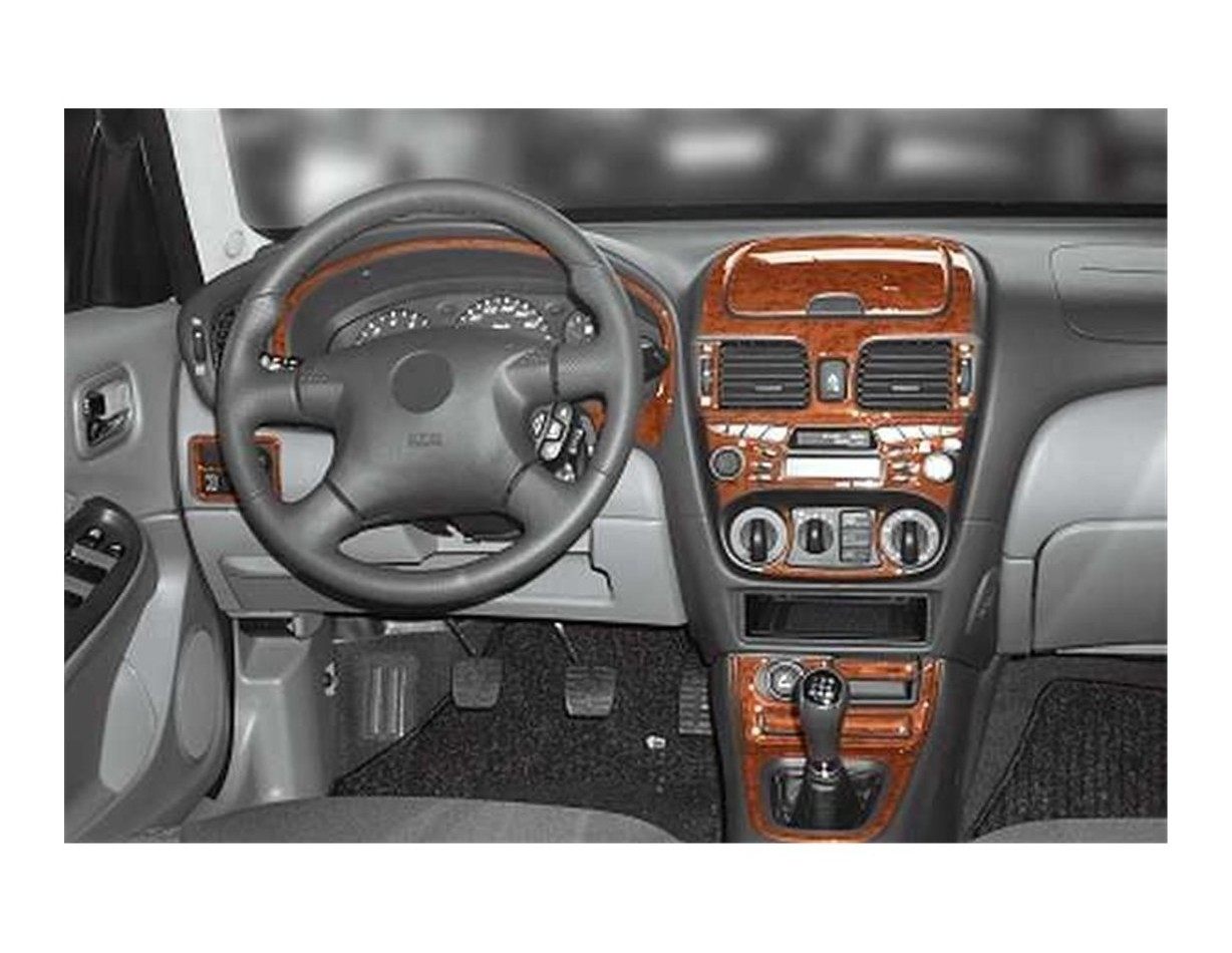 Nissan Almera 04.00 - 02.03 Kit Rivestimento Cruscotto all'interno del veicolo Cruscotti personalizzati 18-Decori