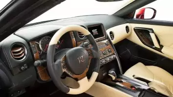 Nissan GT-R 2008-2016 Voll Satz Armaturenbrett-Innenverkleidungssatz, 39-tlg - 2- Cockpit Dekor Innenraum