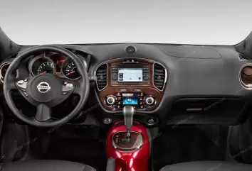 Nissan Juke 2011-2014 3M 3D Interior Dashboard Trim Kit Dash Trim Dekor 15-Parts