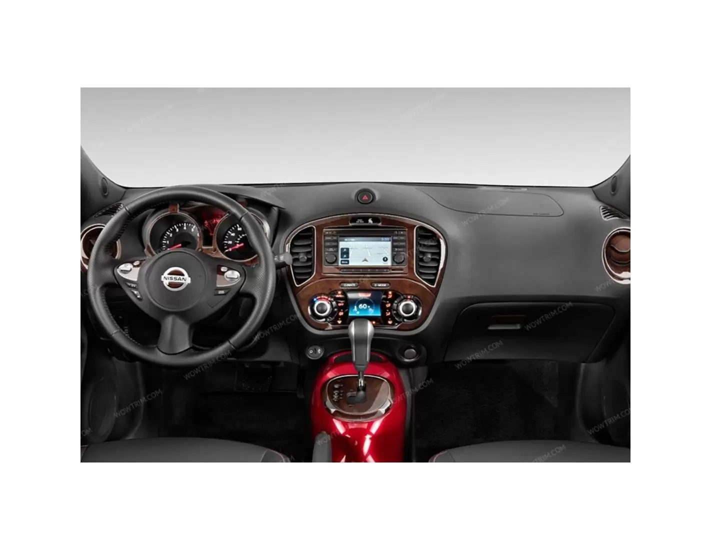 Nissan Juke 2011-2014 3M 3D Interior Dashboard Trim Kit Dash Trim Dekor 15-Parts