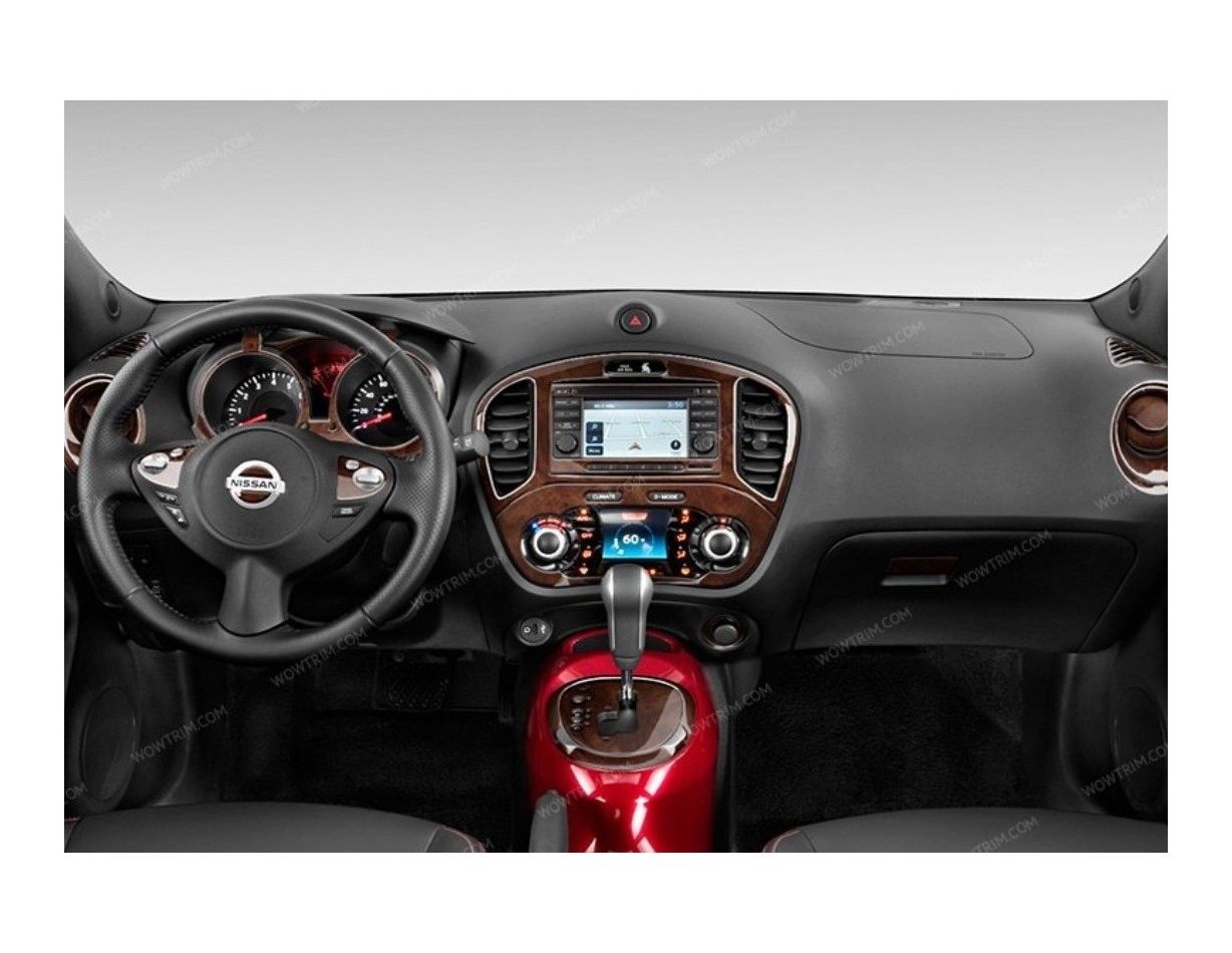 Nissan Juke 2011-2014 Kit la décoration du tableau de bord 15-Pièce - 1 - habillage decor de tableau de bord