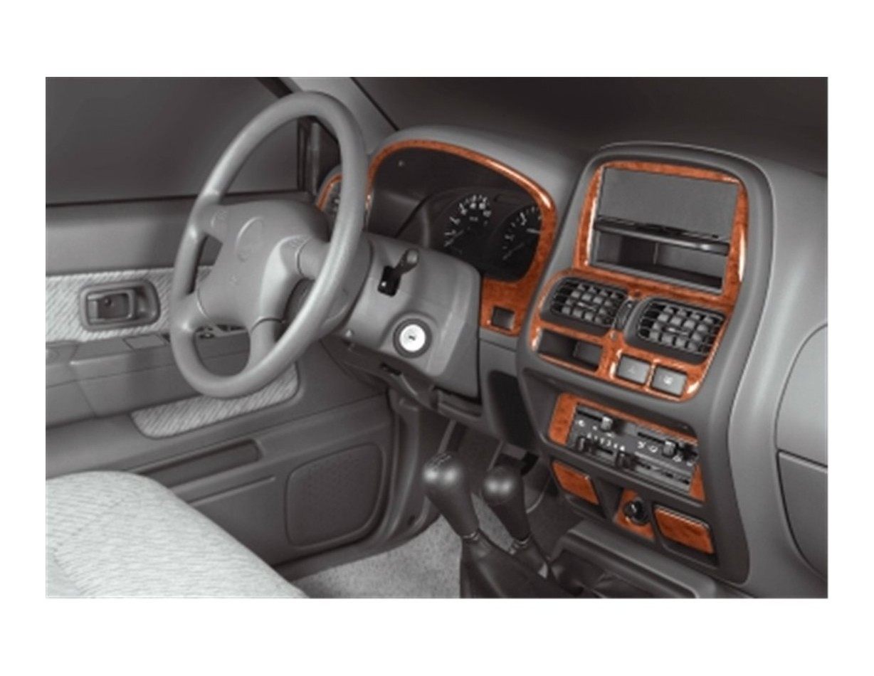Nissan Navara D23 Pick-up 09.99 - 01.06 3D Inleg dashboard Interieurset aansluitend en pasgemaakt op he 13 -Teile
