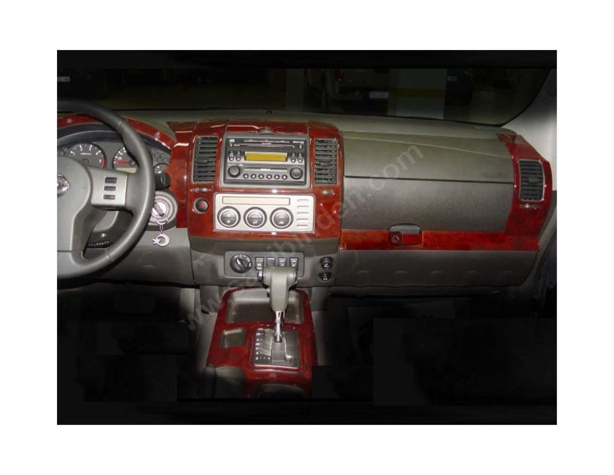 Nissan Navara D40 06-12.10 Mittelkonsole Armaturendekor Cockpit Dekor 36-Teilige - 1- Cockpit Dekor Innenraum