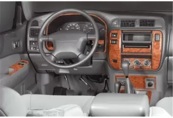 Nissan Patrol 03.98-01.00 3M 3D Interior Dashboard Trim Kit Dash Trim Dekor 21-Parts