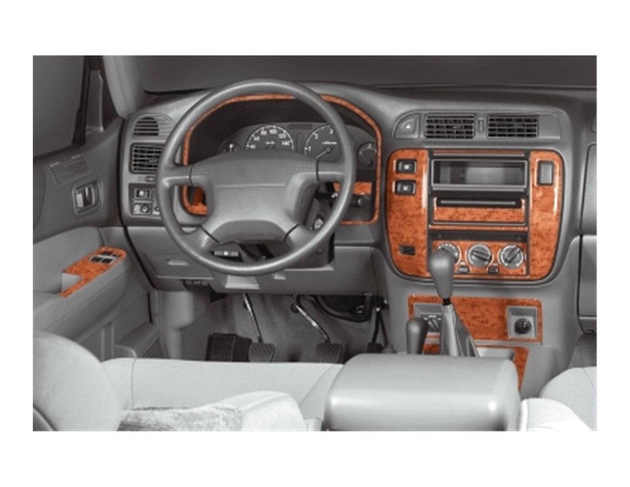 Nissan Patrol 98-00 Kit la décoration du tableau de bord 21-Pièce - 1 - habillage decor de tableau de bord