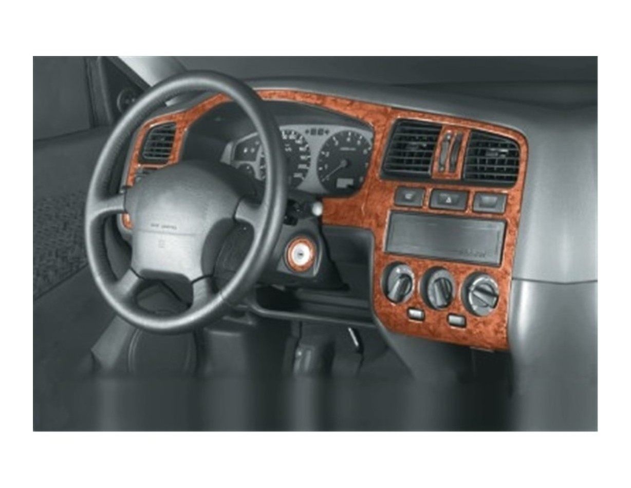 Nissan Primera 09.96 - 09.99 3D Inleg dashboard Interieurset aansluitend en pasgemaakt op he 10 -Teile