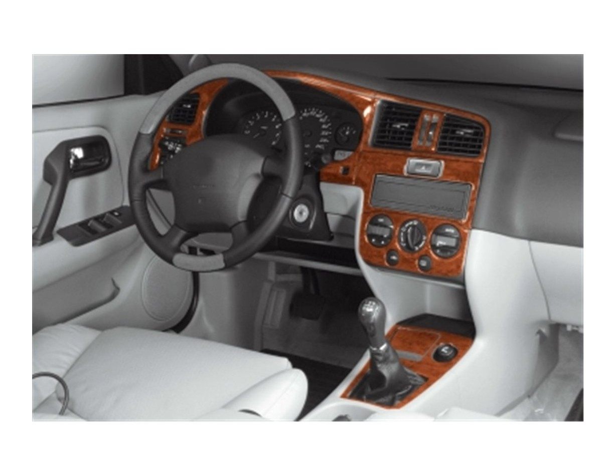 Nissan Primera 09.99 - 05.02 3D Inleg dashboard Interieurset aansluitend en pasgemaakt op he 12 -Teile