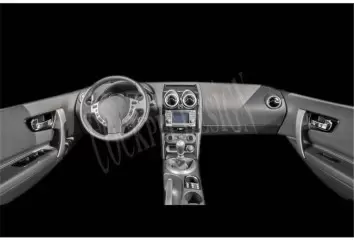 Nissan Qashqa? 01.2013 3M 3D Interior Dashboard Trim Kit Dash Trim Dekor 21-Parts