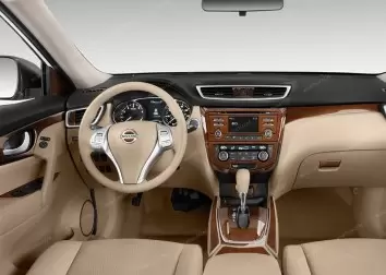 Nissan Qashqai 2013–2021 Mittelkonsole Armaturendekor Cockpit Dekor 45-Teilige - 1- Cockpit Dekor Innenraum