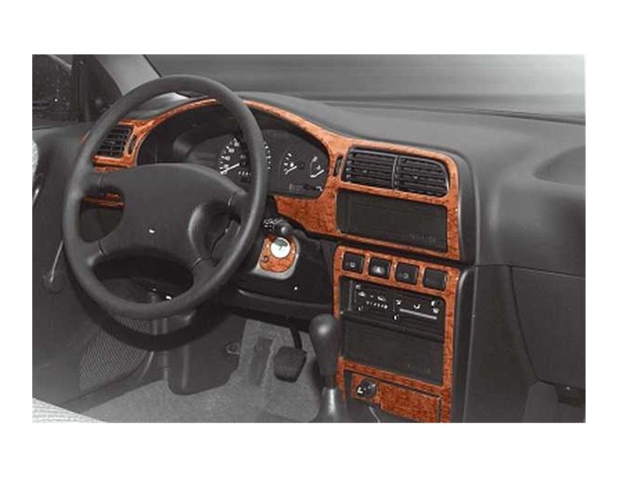 Nissan Sunny 91-95 Kit la décoration du tableau de bord 12-Pièce - 1 - habillage decor de tableau de bord