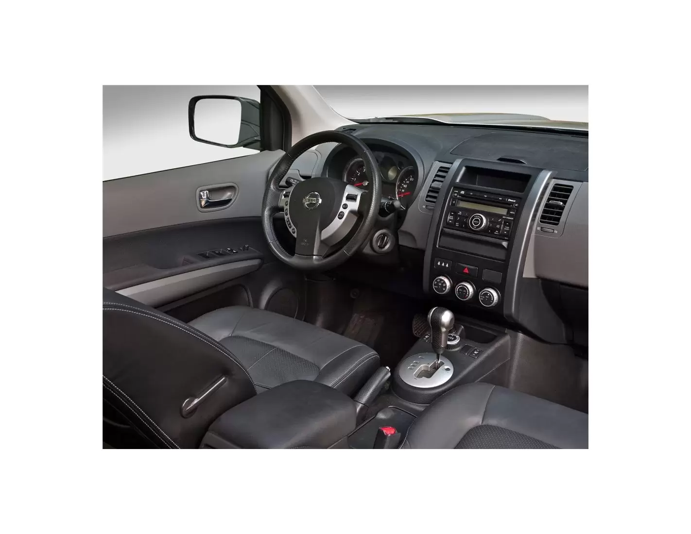 Nissan X Trail 2007-2013 Kit Rivestimento Cruscotto all'interno del veicolo Cruscotti personalizzati 16-Decori