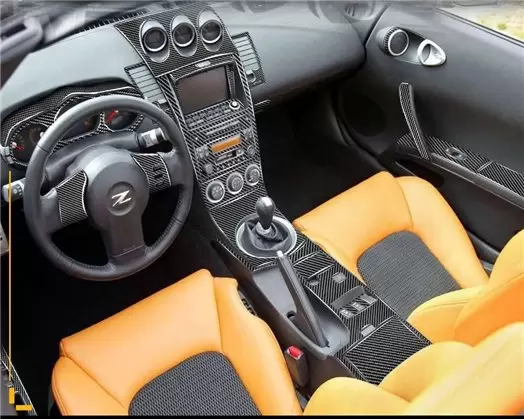 Nissan Z350 2003-2005 Full Set, Automatic Gear Interior BD Dash Trim Kit