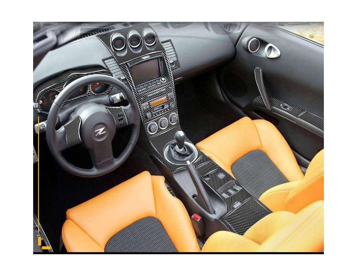 Nissan Z350 2003-2005 Voll Satz, Automatic Gear BD innenausstattung armaturendekor cockpit dekor - 1- Cockpit Dekor Innenraum