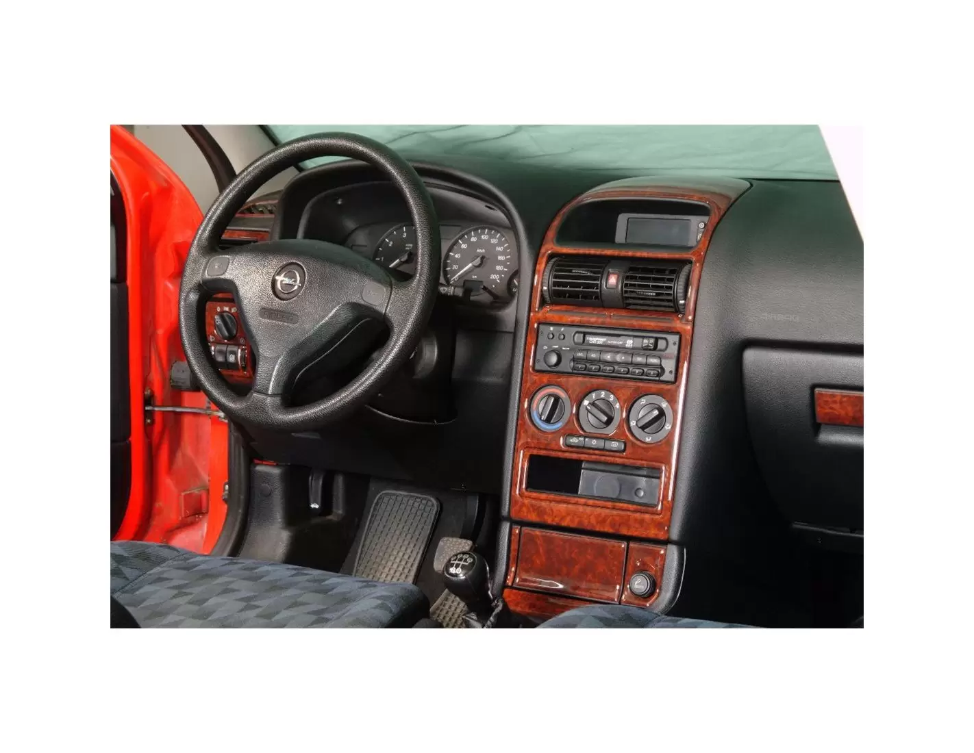 Opel Astra G 03.98-12.03 3M 3D Interior Dashboard Trim Kit Dash Trim Dekor 16-Parts