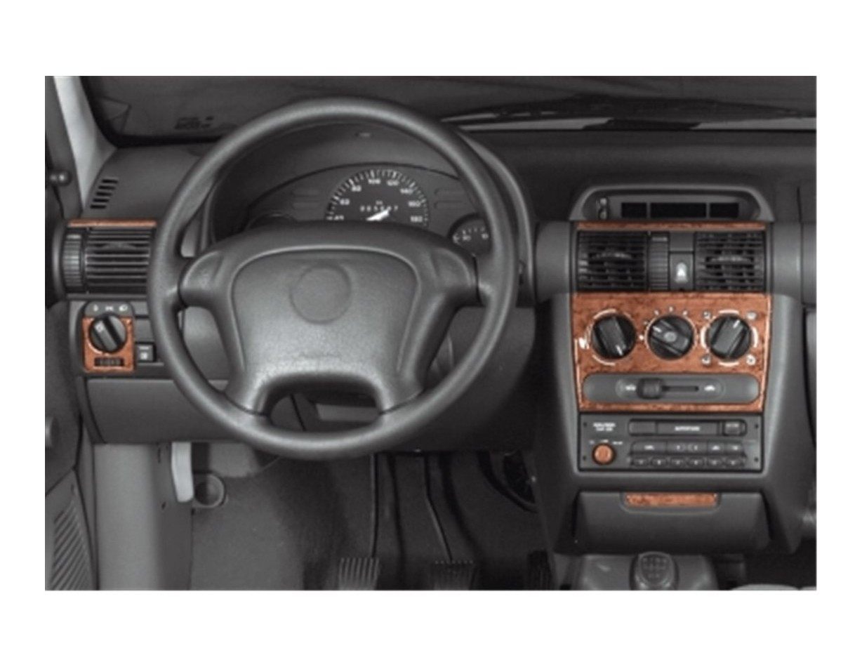 Opel Corsa B-Tigra ­ Combo 01.93-10.00 3M 3D Interior Dashboard Trim Kit Dash Trim Dekor 10-Parts