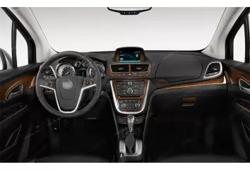 Opel Mokka ab 2012 3M 3D Interior Dashboard Trim Kit Dash Trim Dekor 35-Parts