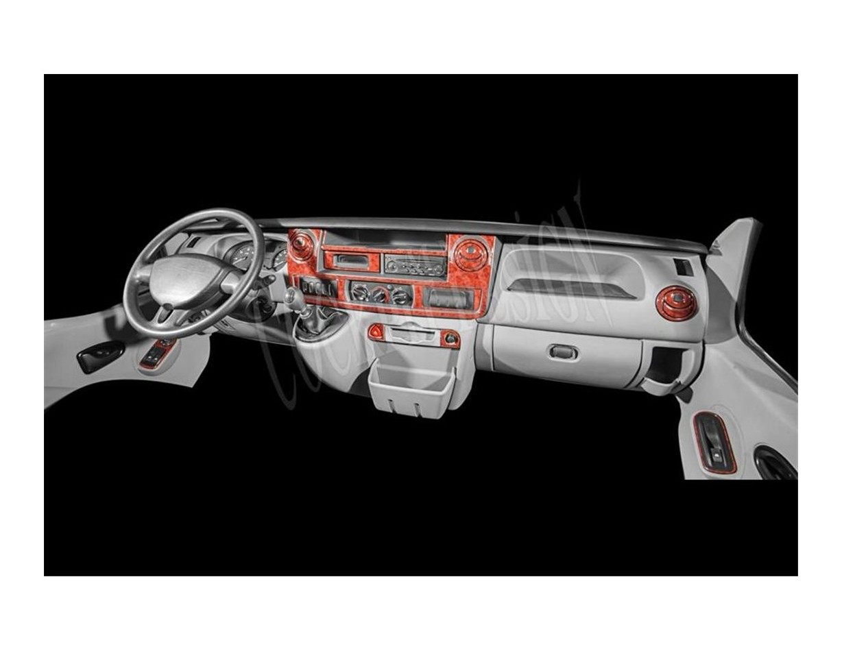 Opel Movano 04-09 Kit la décoration du tableau de bord 28-Pièce - 1 - habillage decor de tableau de bord