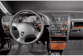 Opel Vectra A 09.87-07.95 3M 3D Interior Dashboard Trim Kit Dash Trim Dekor 12-Parts