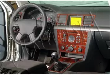 Opel Vectra C 09.02-12.08 3M 3D Interior Dashboard Trim Kit Dash Trim Dekor 22-Parts