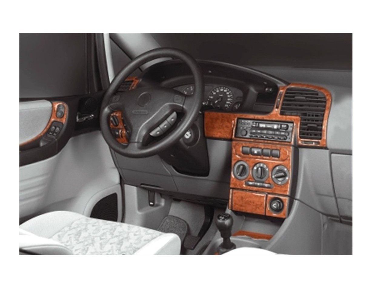 Opel Zafira A 01.99 - 12.05 3D Inleg dashboard Interieurset aansluitend en pasgemaakt op he 21 -Teile
