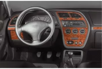 Peugeot 306 05.97-12.03 3M 3D Interior Dashboard Trim Kit Dash Trim Dekor 11-Parts