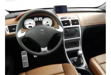 Peugeot 307 02.04-12.08 3M 3D Interior Dashboard Trim Kit Dash Trim Dekor 12-Parts