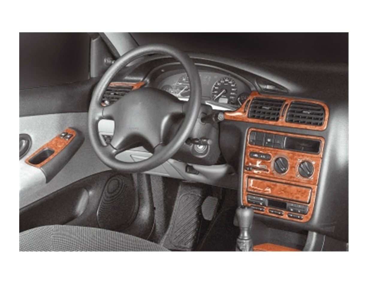 Peugeot 406 95-99 Kit la décoration du tableau de bord 21-Pièce - 1 - habillage decor de tableau de bord