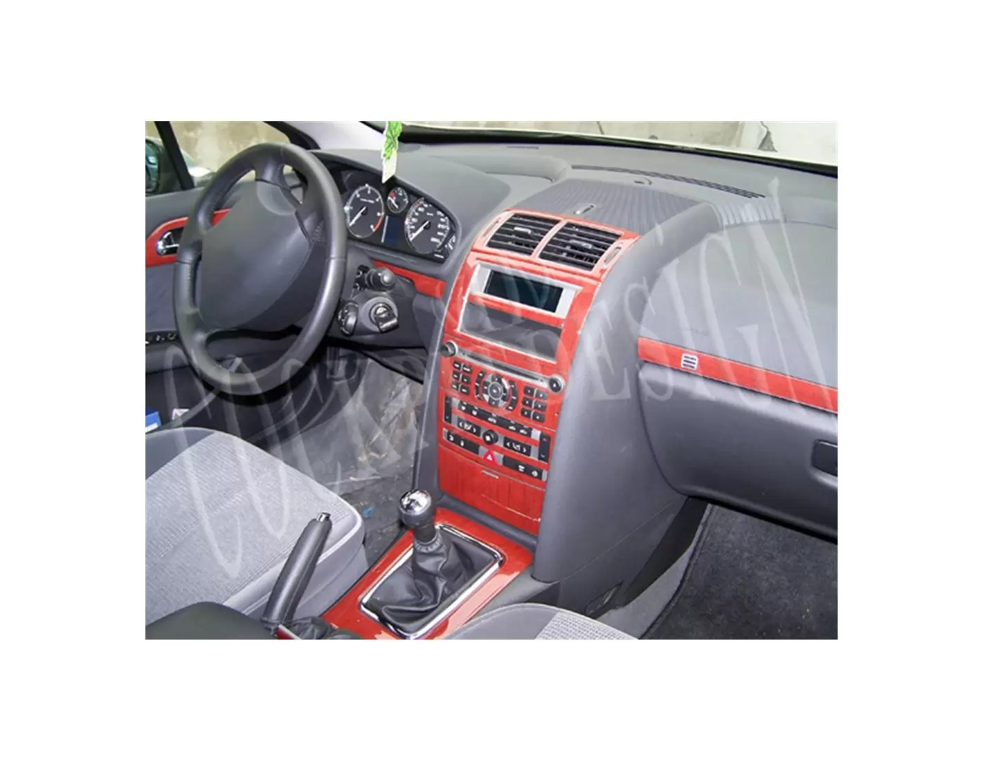 Peugeot 407 05-12.10 Mittelkonsole Armaturendekor Cockpit Dekor 11-Teilige - 1- Cockpit Dekor Innenraum