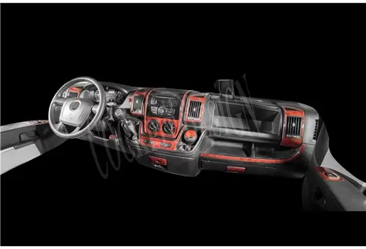 Peugeot Boxer 02.2006 3M 3D Interior Dashboard Trim Kit Dash Trim Dekor 20-Parts