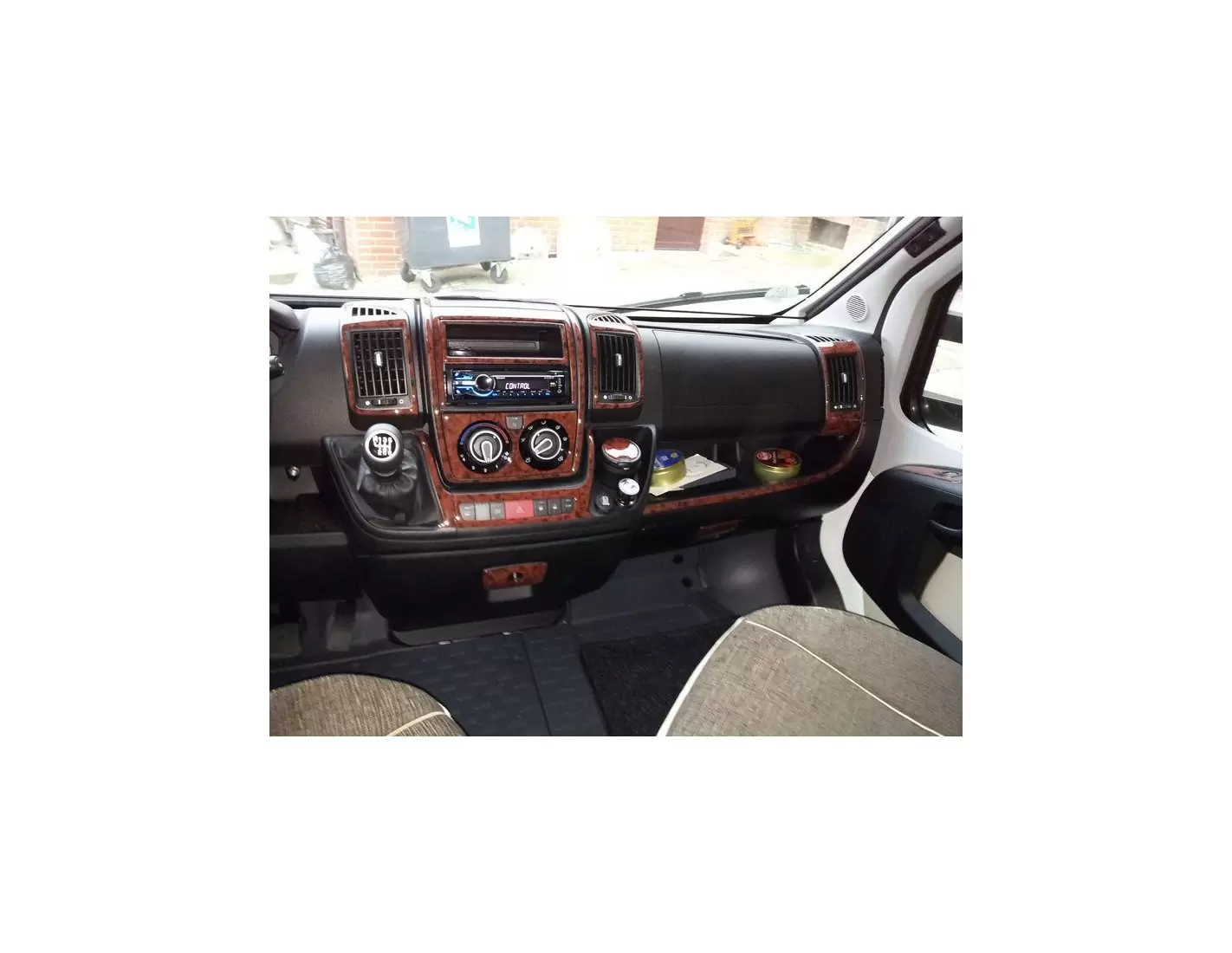 Peugeot Boxer 02.2006 3D Inleg dashboard Interieurset aansluitend en pasgemaakt op he 23 -Teile