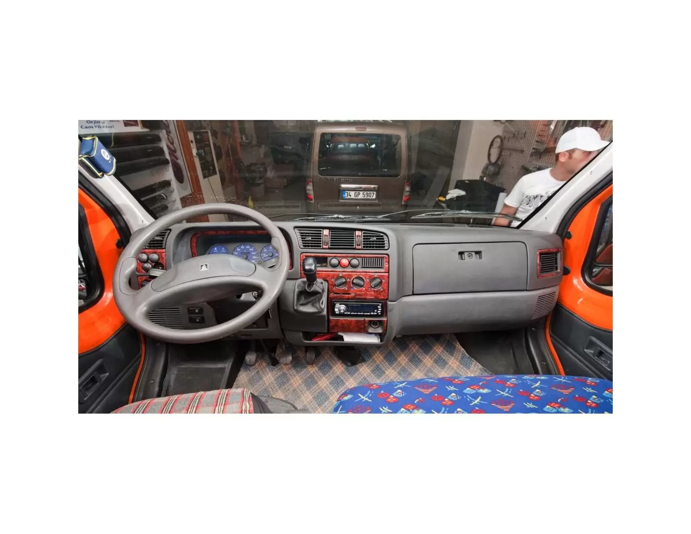 Peugeot Boxer 09.94-01.02 3M 3D Interior Dashboard Trim Kit Dash Trim Dekor 32-Parts