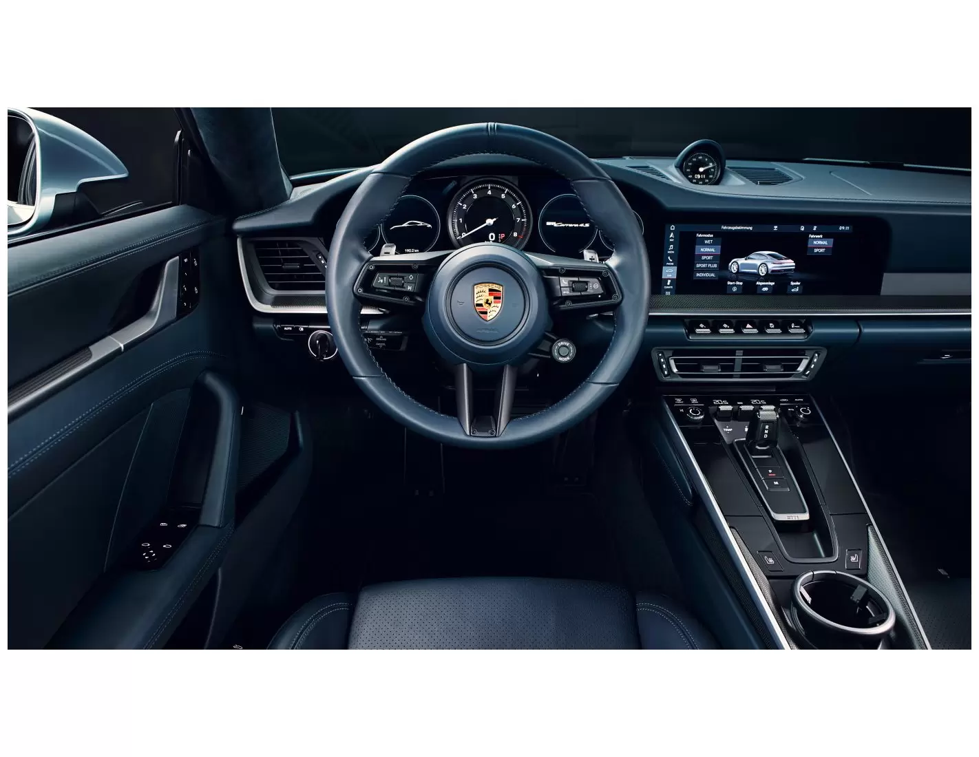 Porsche 911 From 2019 3D Interior Dashboard Trim Kit Dash Trim Dekor 10-Parts
