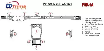 Porsche 944 1985-1994 Full Set Interior BD Dash Trim Kit