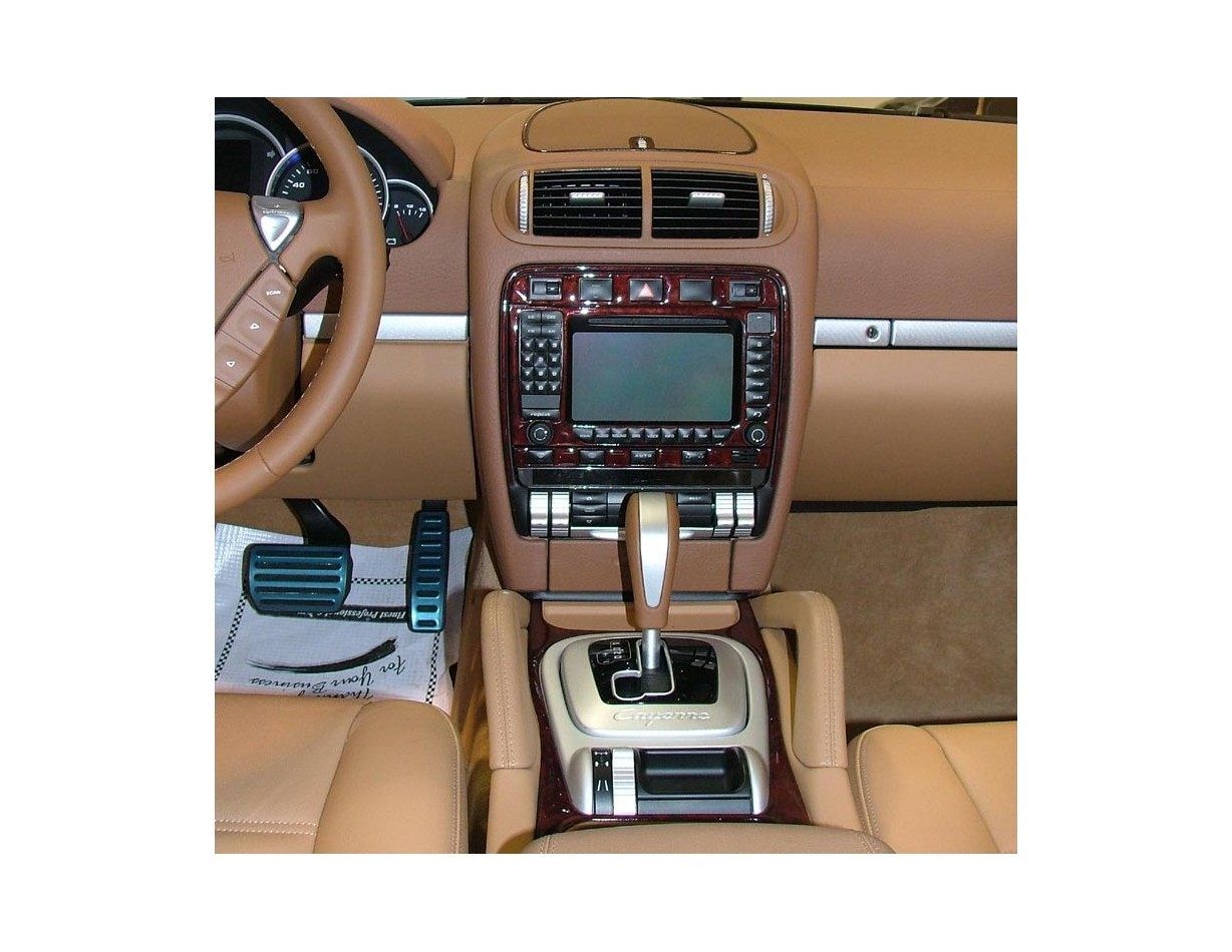 Porsche Cayenee 2003-UP With or Without NAVI BD innenausstattung armaturendekor cockpit dekor - 1- Cockpit Dekor Innenraum