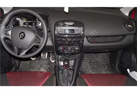 Renault Clio - 4 09.2012 3D Inleg dashboard Interieurset aansluitend en pasgemaakt op he 16 -Teile