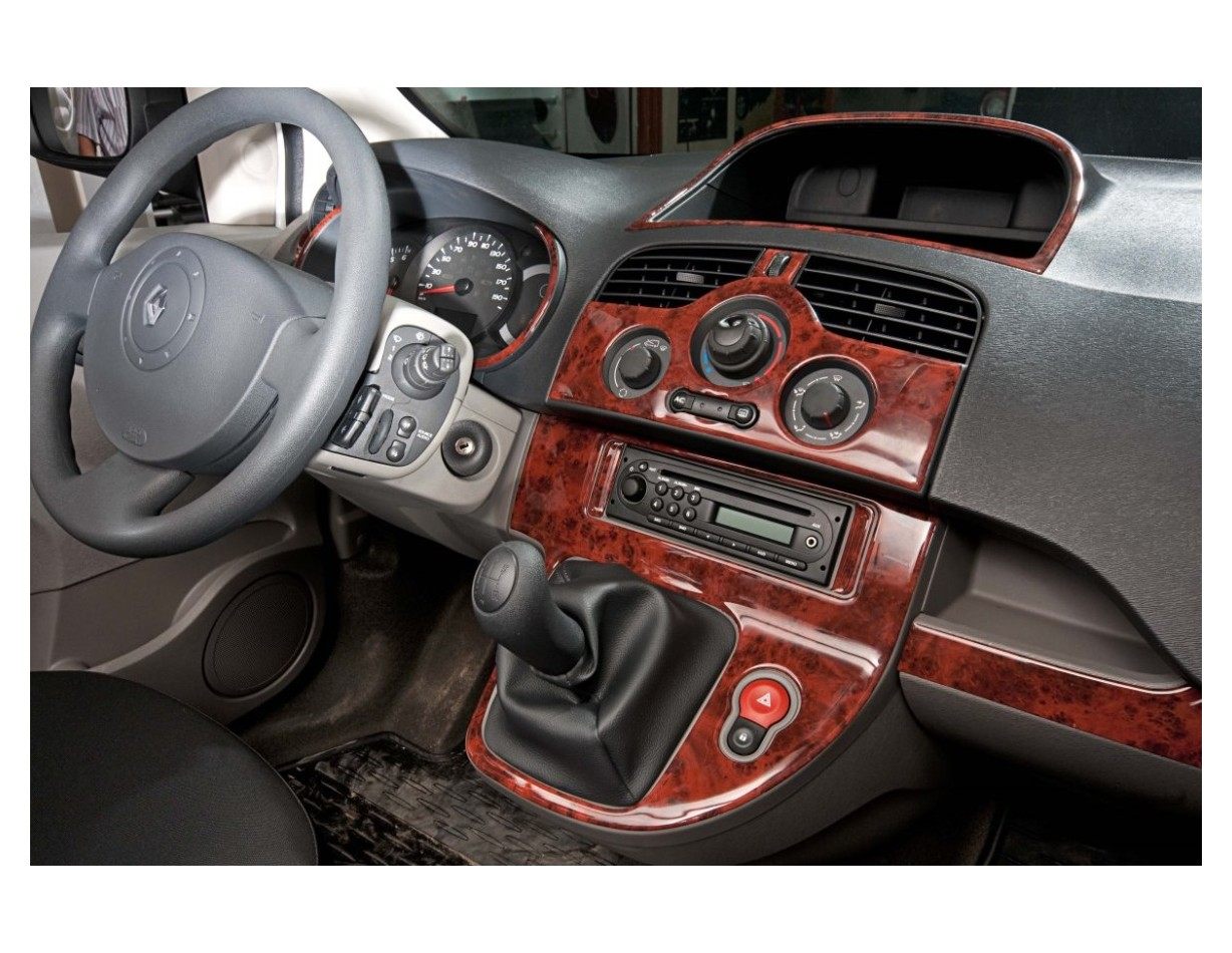 Renault Kangoo 10.2008 3D Inleg dashboard Interieurset aansluitend en pasgemaakt op he 14 -Teile